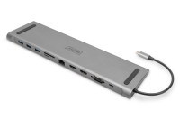 Digitus 11-PORT USB-C DOCK 2X HDMI VGA
