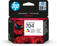 Hewlett Packard HP 704 TRI-COLOR ORIGINAL INK