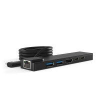 Compulocks 1-METER CABLE USB-C HUB BLACK