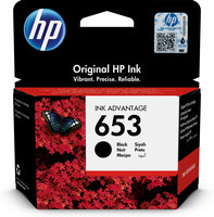 Hewlett Packard HP 653 BLACK ORIGINAL INK