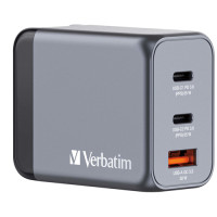 Verbatim GNC-65 GAN CHARGER 3 PORT 65W