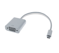 Mcab 0.2M USB-C VGA M/F WHITE