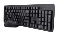 Trust ODY II WL KEYBOARD MOUSE BLK US