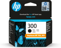 Hewlett Packard HP 300 BLACK ORIGINAL INK