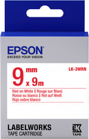 Epson TAPE LK-3WRN STD RED/WHT 9/9