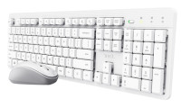 Trust ODY II WL KEYBOARD MOUSE WHT US