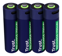 Trust USB-C RECHARGEABLE BATTERIES 4P