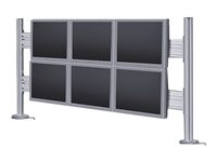 NEOMOUNTS BY NEWSTAR NewStar LCD/LED Tisch-Toolbar für 6 Bildschirme (70 x 130 cm) / 10-24" / 10-24"