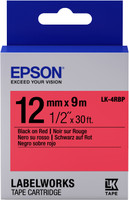 Epson TAPE LK-4RBP PASTEL BLK-/RED