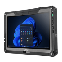 GETAC F110G6-EX, Hello Webcam, 2D, 29,5cm (11,6''), Full HD, GPS, RFID, USB, USB-C, BT, WLAN, 4G, SS