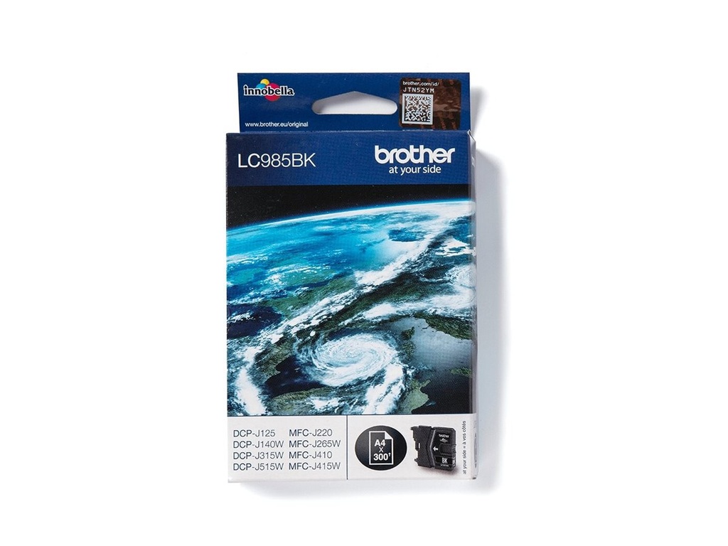 Brother LC985BK - Schwarz - original - Tintenpatrone