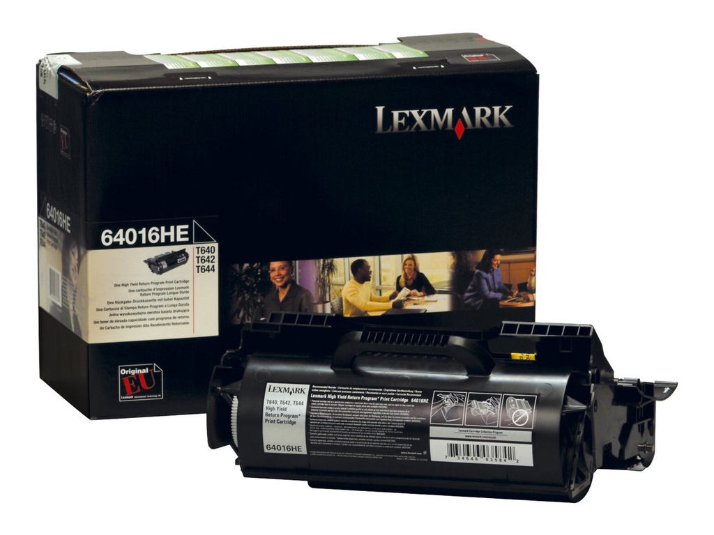 Lexmark Hohe Ergiebigkeit - Schwarz - original