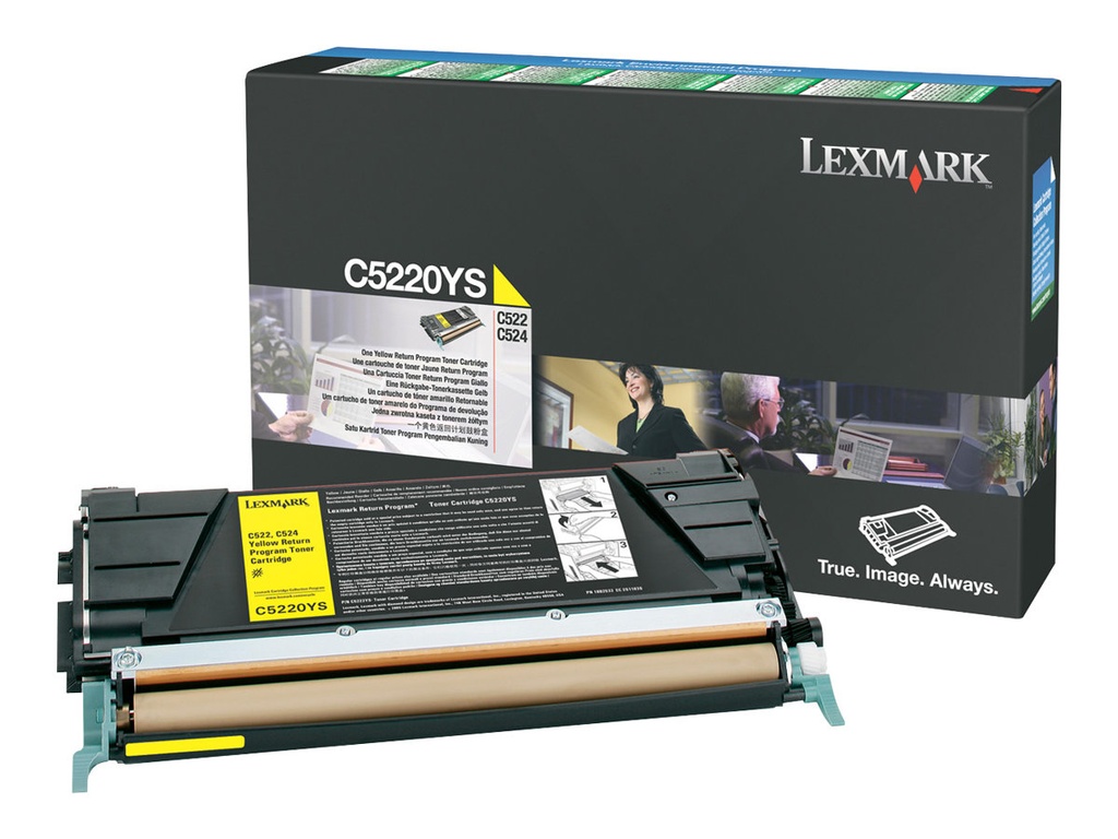 Lexmark Gelb - original - Tonerpatrone LCCP