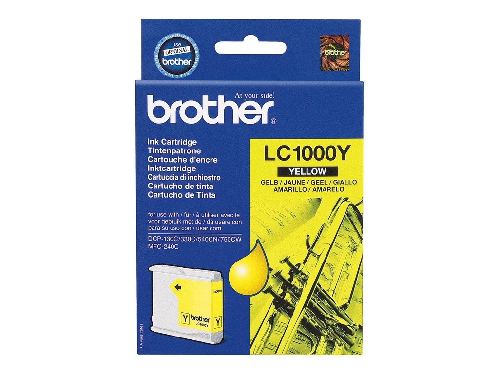 Brother LC1000Y - Gelb - original - Tintenpatrone