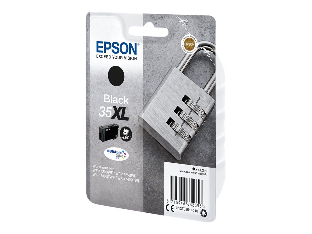 Epson 35XL - 41.2 ml - XL - Schwarz - original