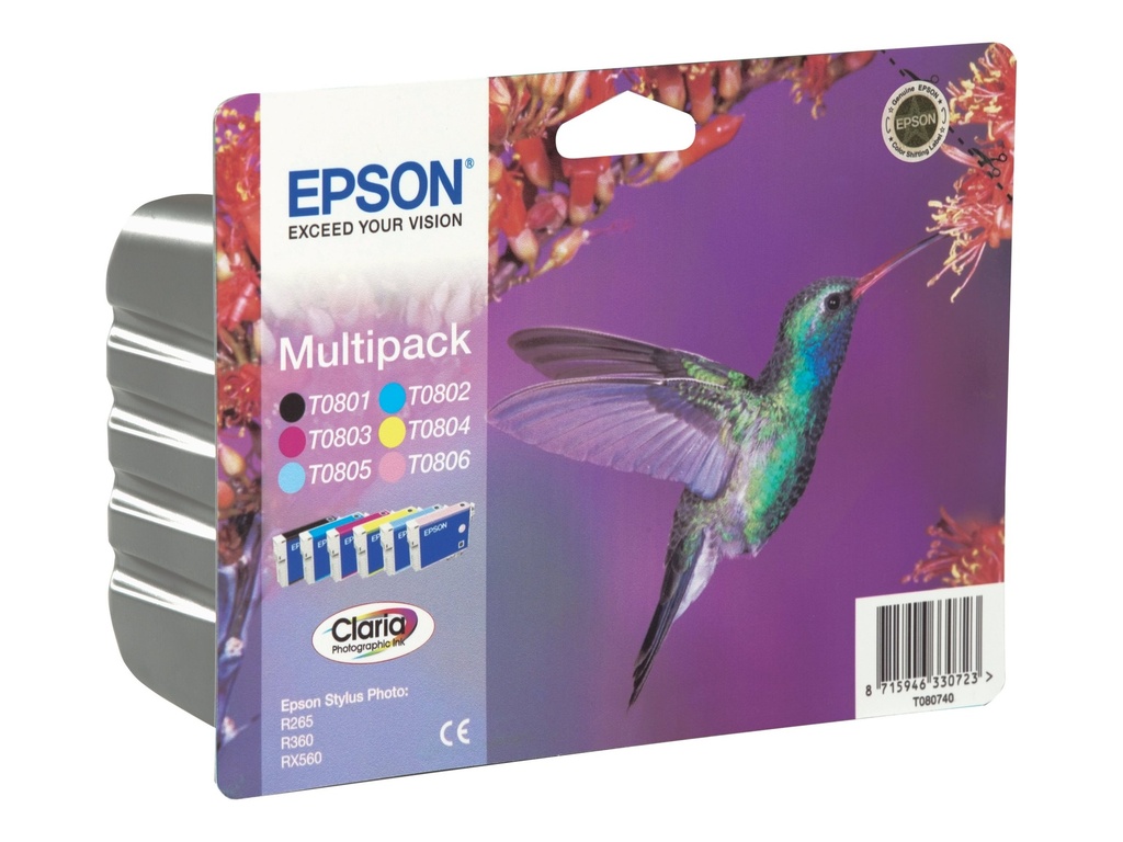 Epson Multipack - Druckerpatrone - 1 x Schwarz, Gelb, Cyan, Magenta, hell Magenta, hell Cyan