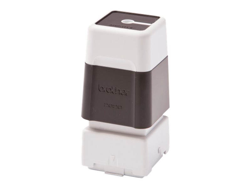 Brother 2020 - Stempel - vorgetränkt - Schwarz - Benutzerdefinierter Text - 20 x 20 mm (Packung mit 6)