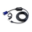 ATEN KA7970 USB KVM Adapter Cable (CPU Module) - Tastatur- / Video- / Maus- (KVM-) Kabel - RJ-45 (M) bis USB, HD-15 (VGA) (M)