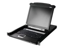 ATEN Slideaway CL5708M - KVM-Konsole mit KVM-Switch - 8 Anschlüsse - PS/2, USB - Englisch - 43.2 cm (17")