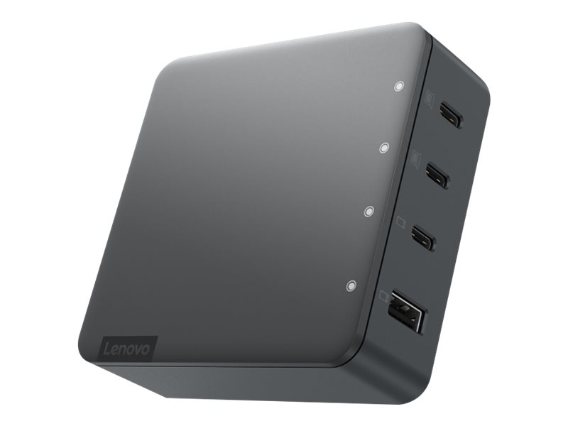 Lenovo Go - Netzteil - 130 Watt - 5 A - 4 Ausgabeanschlussstellen (3 x USB-C, USB)