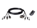 ATEN 2L-7D02DHX2 - Video- / USB- / Audio-Kabel