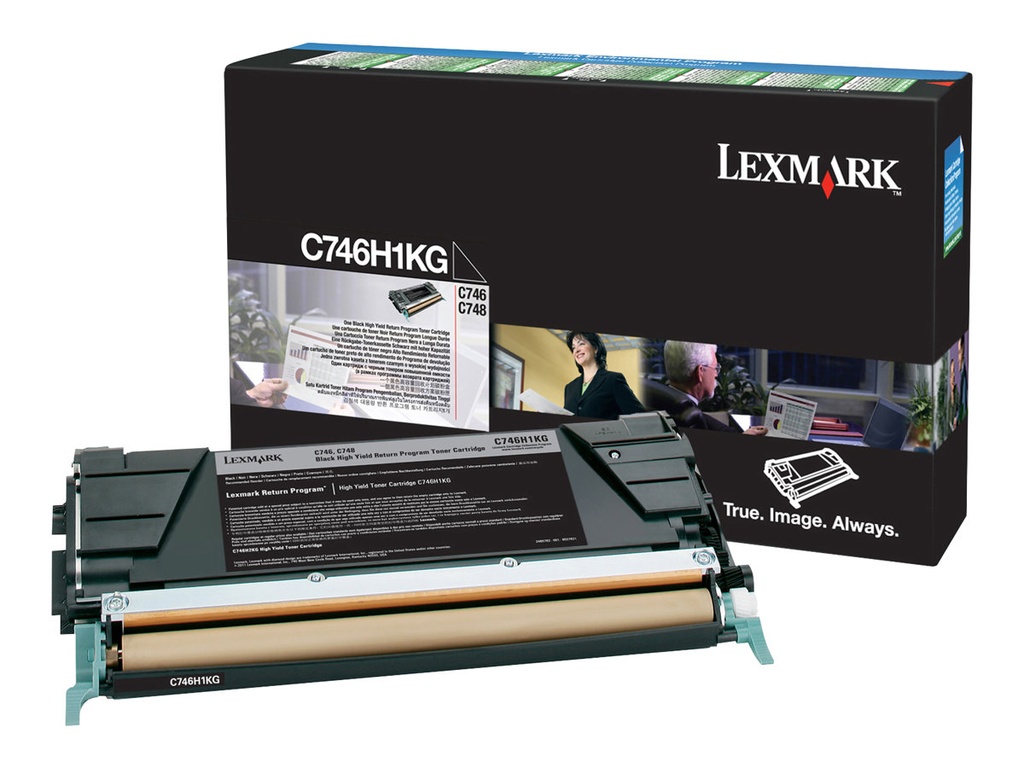 Lexmark Hohe Ergiebigkeit - Schwarz - original
