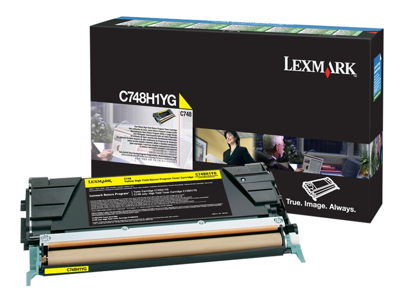 Lexmark Hohe Ergiebigkeit - Gelb - original