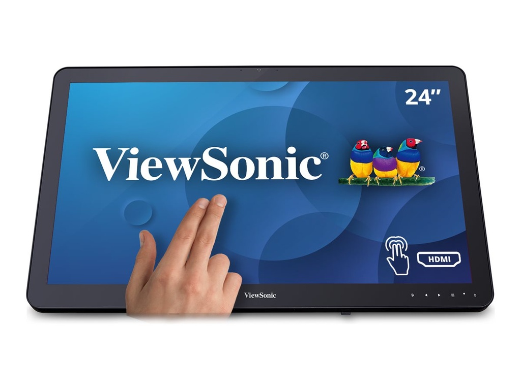 ViewSonic TD2430 - LED-Monitor - 61 cm (24") - Touchscreen - 1920 x 1080 Full HD (1080p)