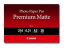 Canon Pro Premium PM-101 - Glatt matt - 310 Mikron - warmer weißer Ton - A2 (420 x 594 mm)