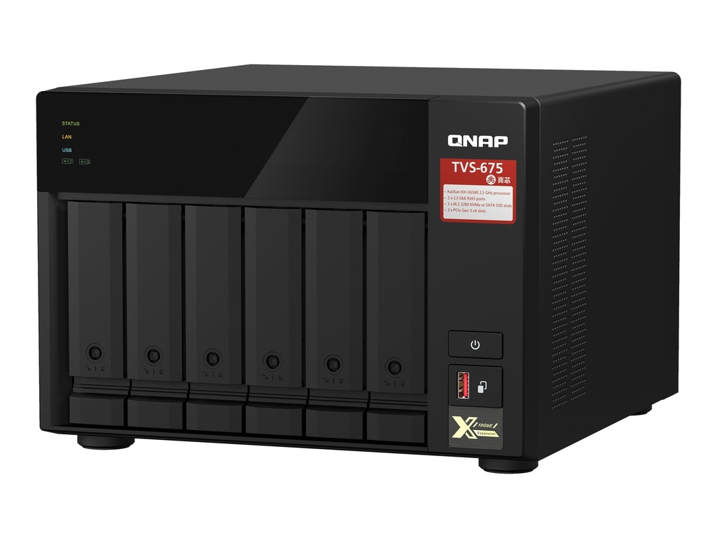 QNAP TVS-675 - NAS-Server - 6 Schächte - SATA