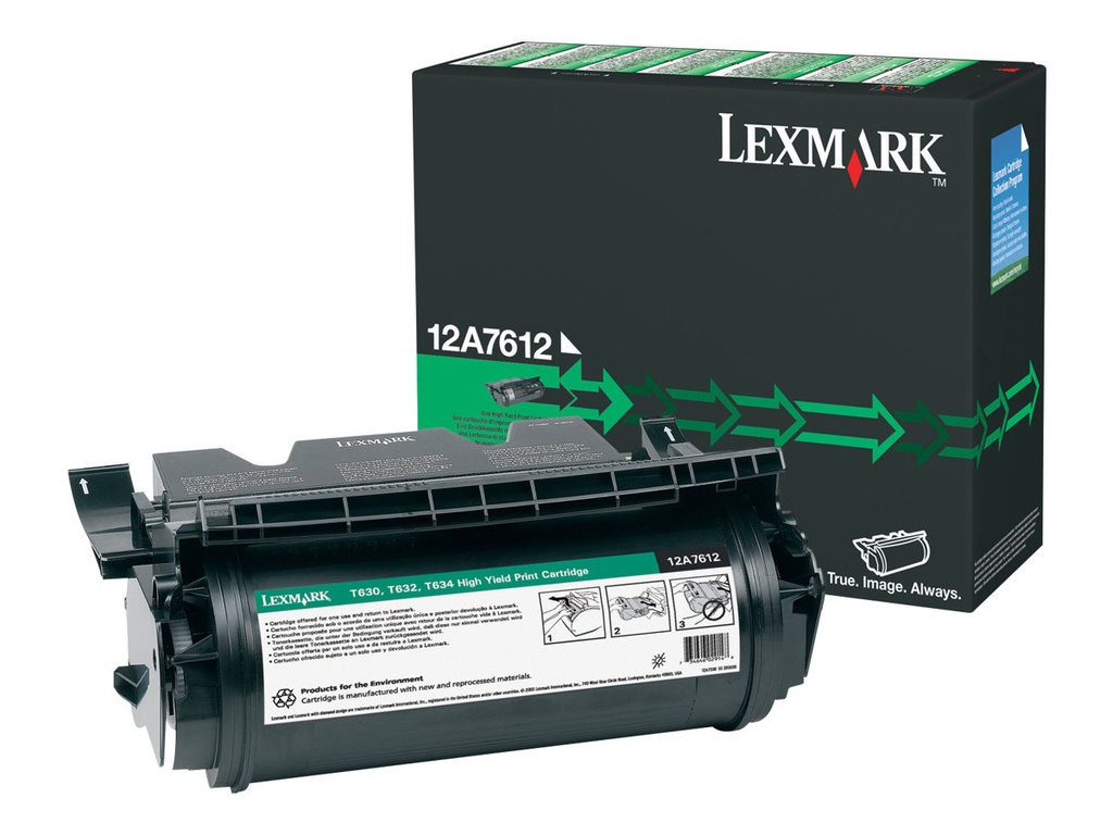Lexmark Hohe Ergiebigkeit - Schwarz - original