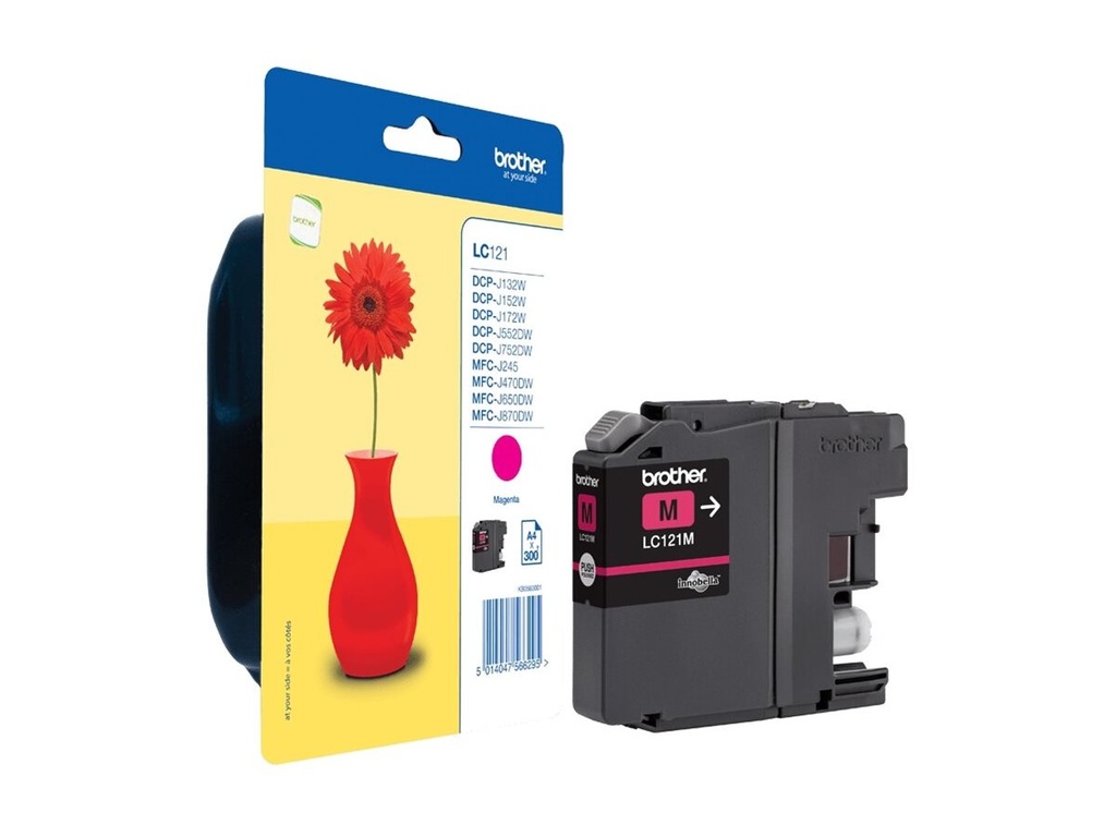 Brother LC121M - Magenta - original - Blisterverpackung