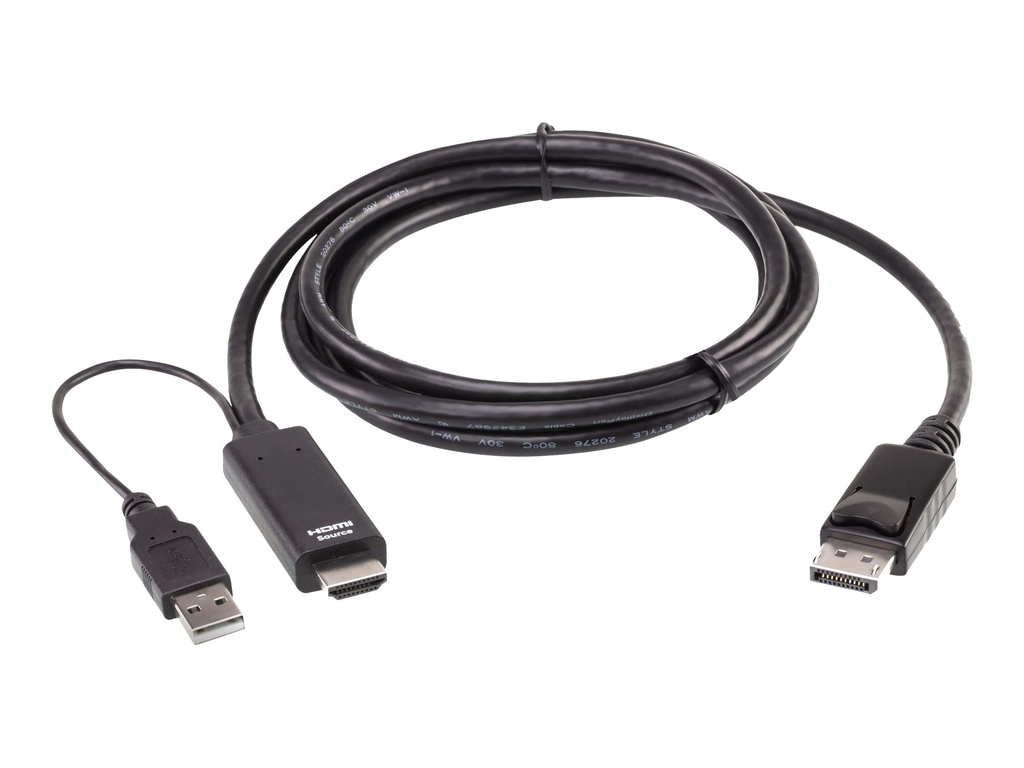 ATEN 2L-7D02HDP - Adapterkabel - HDMI männlich zu USB (nur Strom)