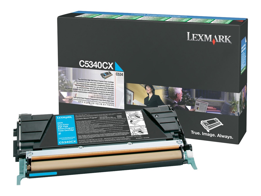 Lexmark Besonders hohe Ergiebigkeit - Cyan