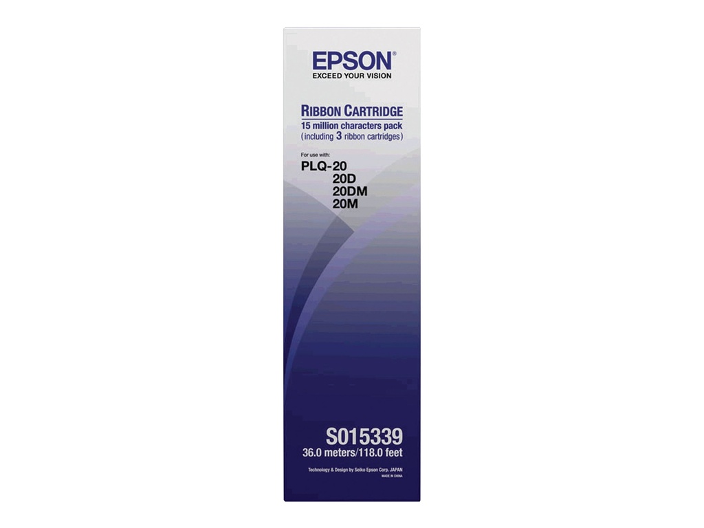 Epson Schwarz - Farbband - für PLQ 20, 20D