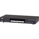 ATEN 4-Port USB 3.0 4K DisplayPort Dual Display KVMP™ Switch - 4096 x 2160 Pixel - Ethernet/LAN - 4K Ultra HD - 6,125 W - Schwarz
