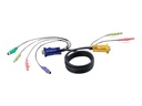 ATEN 2L-5305P - Tastatur- / Video- / Maus- / Audio-Kabel - 15 pin D-Sub (DB-15)