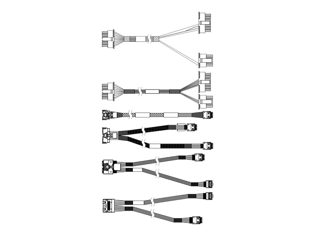 Lenovo Speicherkabelkit - für 3,5" Chassis-Backplane