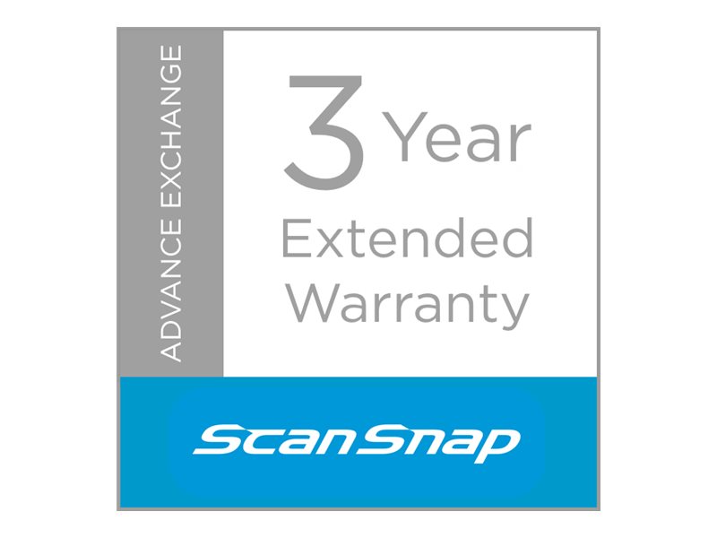 [U3-EXTW-MOB] Fsas Technologies Ricoh Scanner Service Program 3 Year Extended Warranty for Fujitsu Mobile Scanners - Erweiterte Servicevereinbarung (Verlängerung)