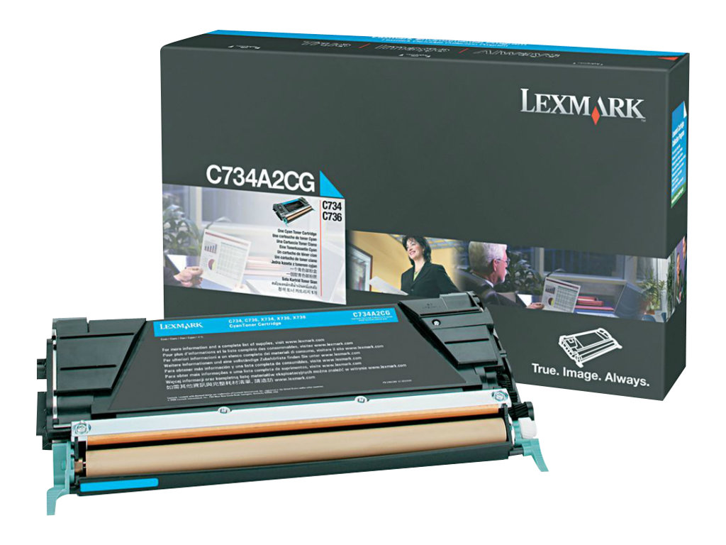 Lexmark Cyan - original - Tonerpatrone LCCP