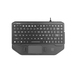 GETAC GDKBD9 - AZERTY - Französisch - Touchpad - Getac - Schwarz - Rot