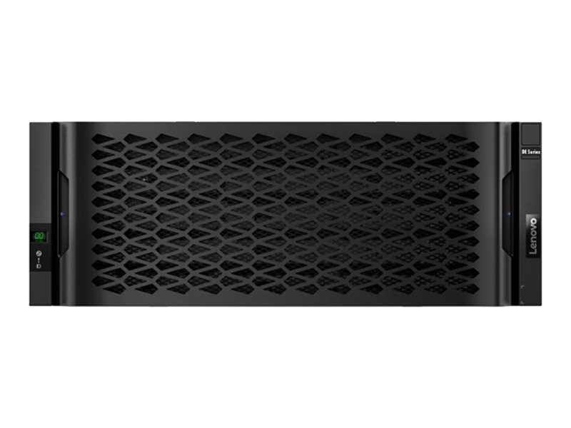 Lenovo ThinkSystem DE4000H Hybrid 4U60 LFF controller enclosure - Festplatten-Array - 60 Schächte (SAS-3)