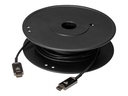 ATEN VanCryst VE781020 - HDMI-Kabel - HDMI männlich zu HDMI männlich - 20 m - Hybrid Kupfer/Kohlefaser - Schwarz - 4K Unterstützung, Active Optical Cable (AOC)