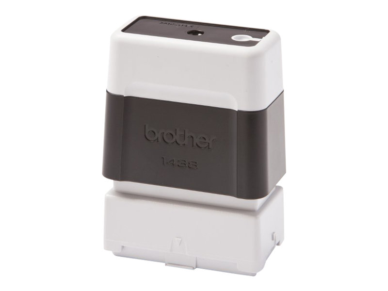 Brother 1438 - Stempel - vorgetränkt - Schwarz - Benutzerdefinierter Text - 14 x 38 mm (Packung mit 6)
