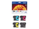 Brother LC980VALBPDR - 4er-Pack - Schwarz, Gelb