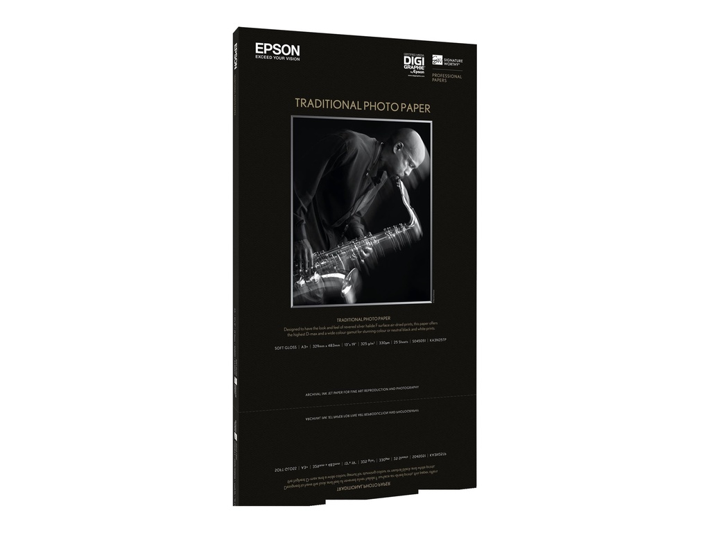 Epson Traditional Photo Paper - A2 (420 x 594 mm)