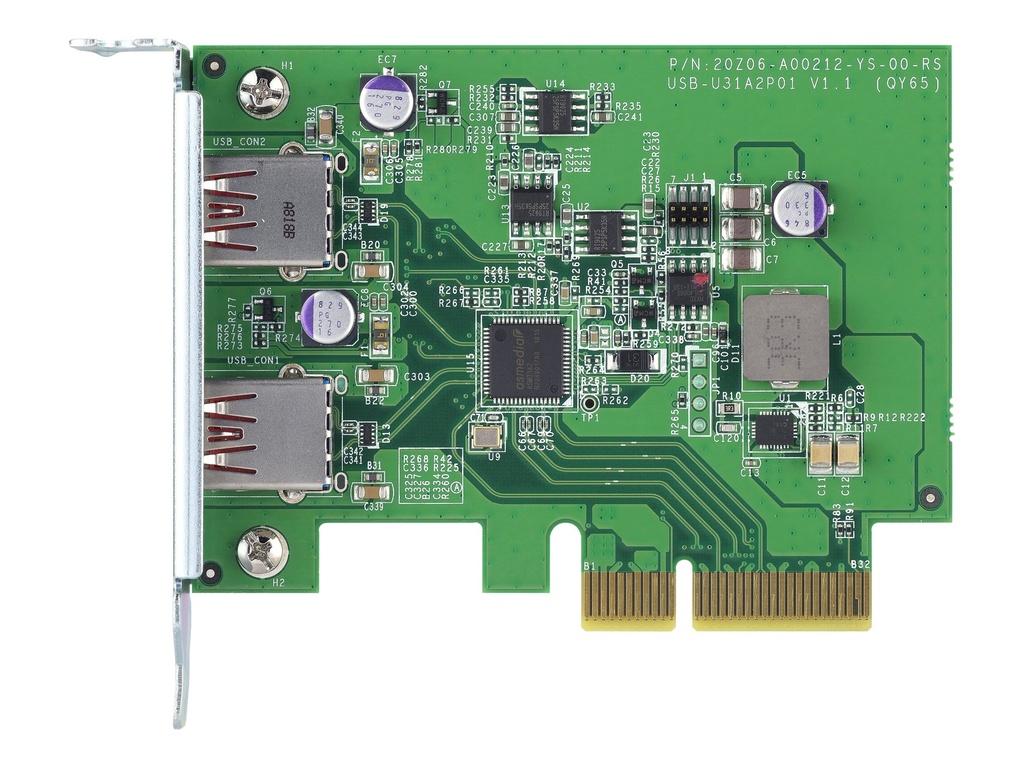 [QXP-10G2U3A] QNAP QXP-10G2U3A - USB-Adapter - PCIe 2.0 x2