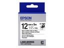 Epson LabelWorks LK-4WBQ - Schwarz auf Weiß - Rolle (1,2 cm x 5 m)