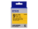 Epson LabelWorks LK-3YBP - Schwarz auf Gelb - Rolle (0,9 cm x 9 m)