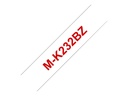 Brother M-K232BZ - Rot auf Weiß - Rolle (1,2 cm x 8 m)